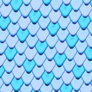 Blue Mermaid Scales
