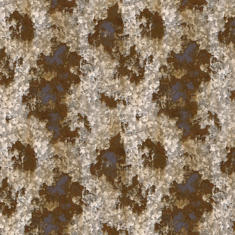 Rusty Galvanized Metal Pattern Crew