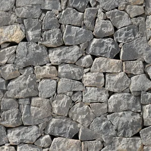Dry Stack Granite Wall