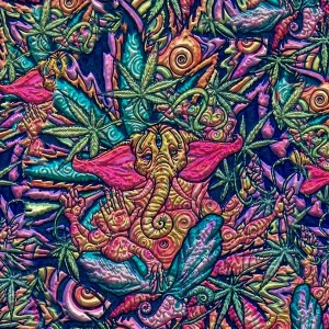 Psychedelic Kushna Metallic