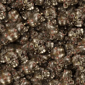Steampunk Skulls 22