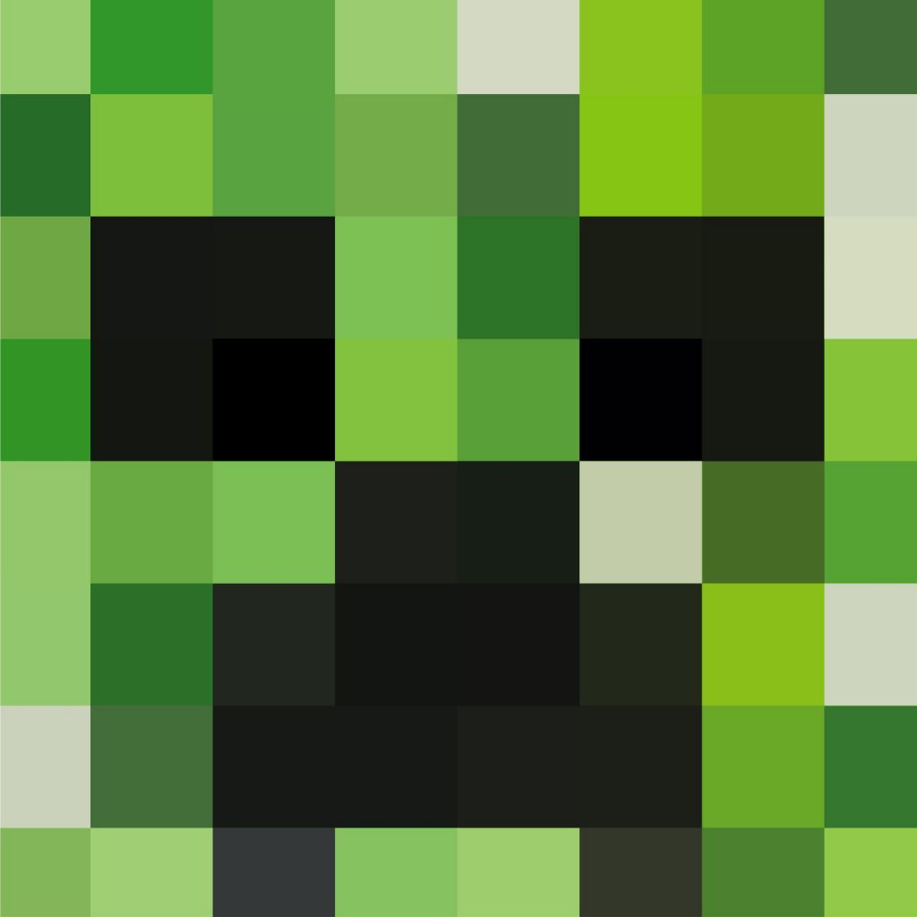 Minecraft Creeper Head Pattern Crew