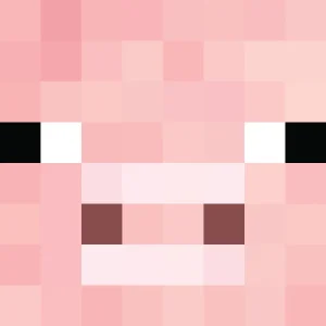 Minecraft Pig Head