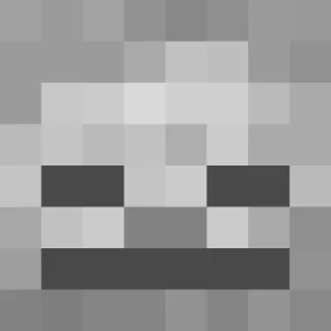 Minecraft Skeleton Head