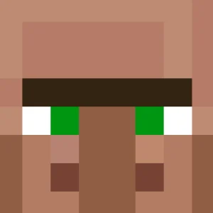 Minecraft Villager Head