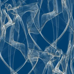 Water Flowing Blue