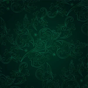 Green Floral Wall