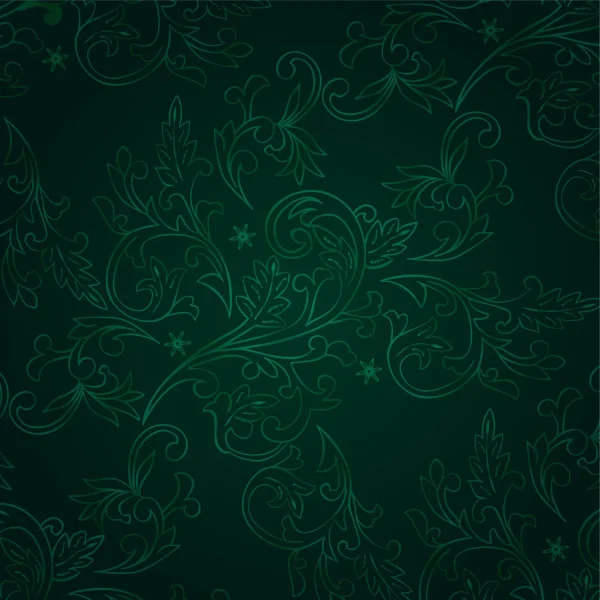 Green Floral Wall
