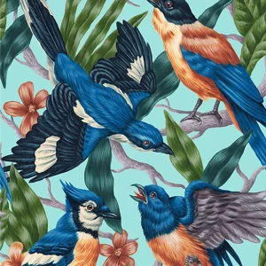 Four Bird Fight