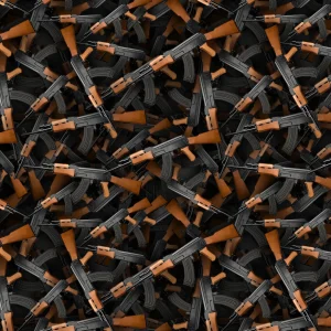Falling AK47s