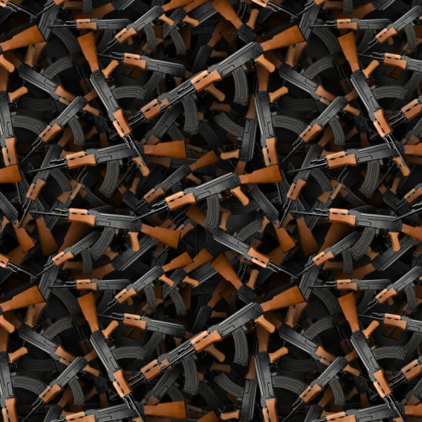 Falling AK47s