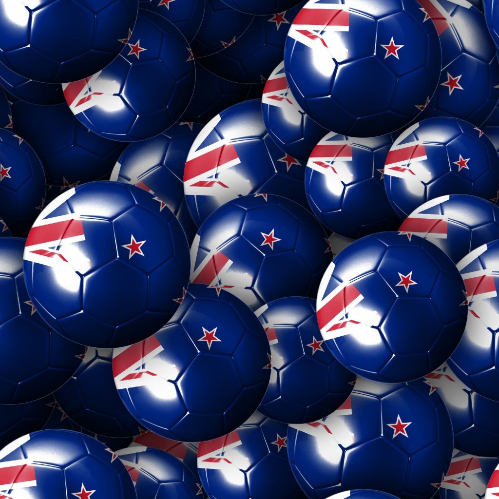 New Zealand Soccer Balls Pattern Crew