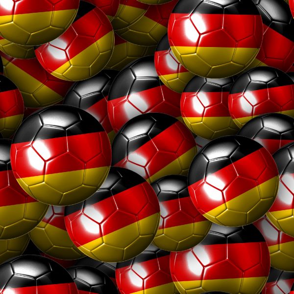 Germany Soccer Balls Pattern Crew