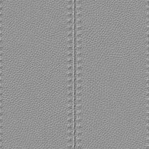 Double Stitched Leather Overlay