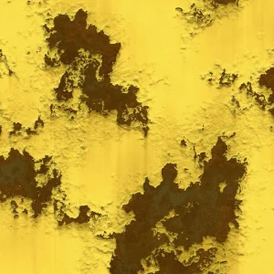 Rusty Old Car Yellow