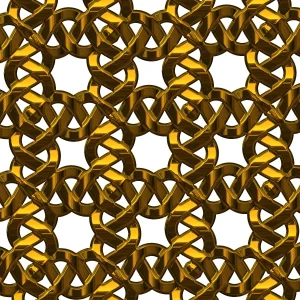 Celtic Gold Chain 22