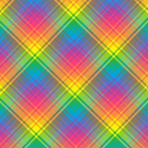 Rainbow Plaid 24