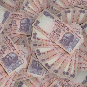 Fanned Rupees