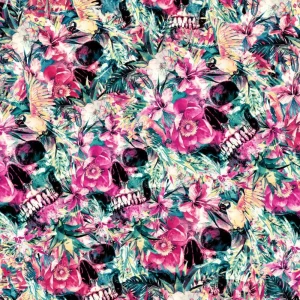 Floral Skulls 23