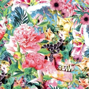 Floral Skulls 25