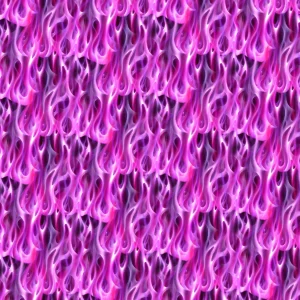 Violet Airbrushed Flames 22
