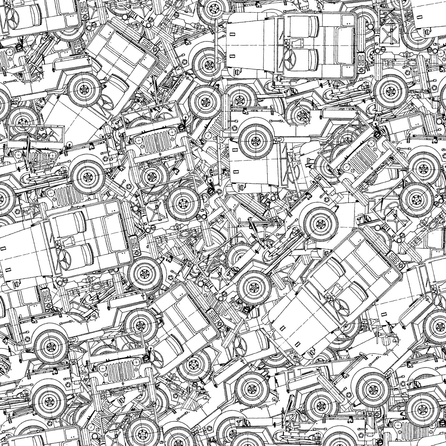 Jeep Willys Drawings 22 Jeep Willys Drawings 22