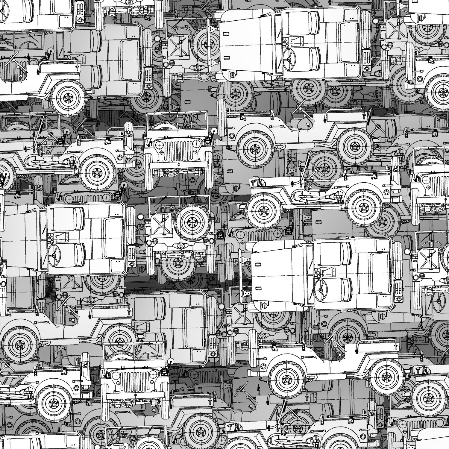 Jeep Willys Drawings 24 Jeep Willys Drawings 24