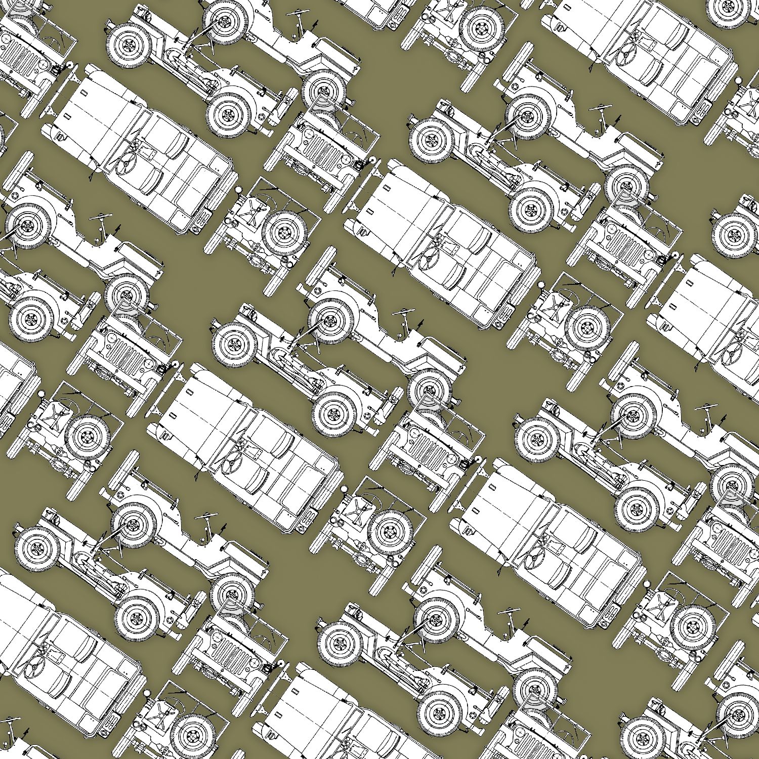 Jeep Willys Drawings 26 Jeep Willys Drawings 26