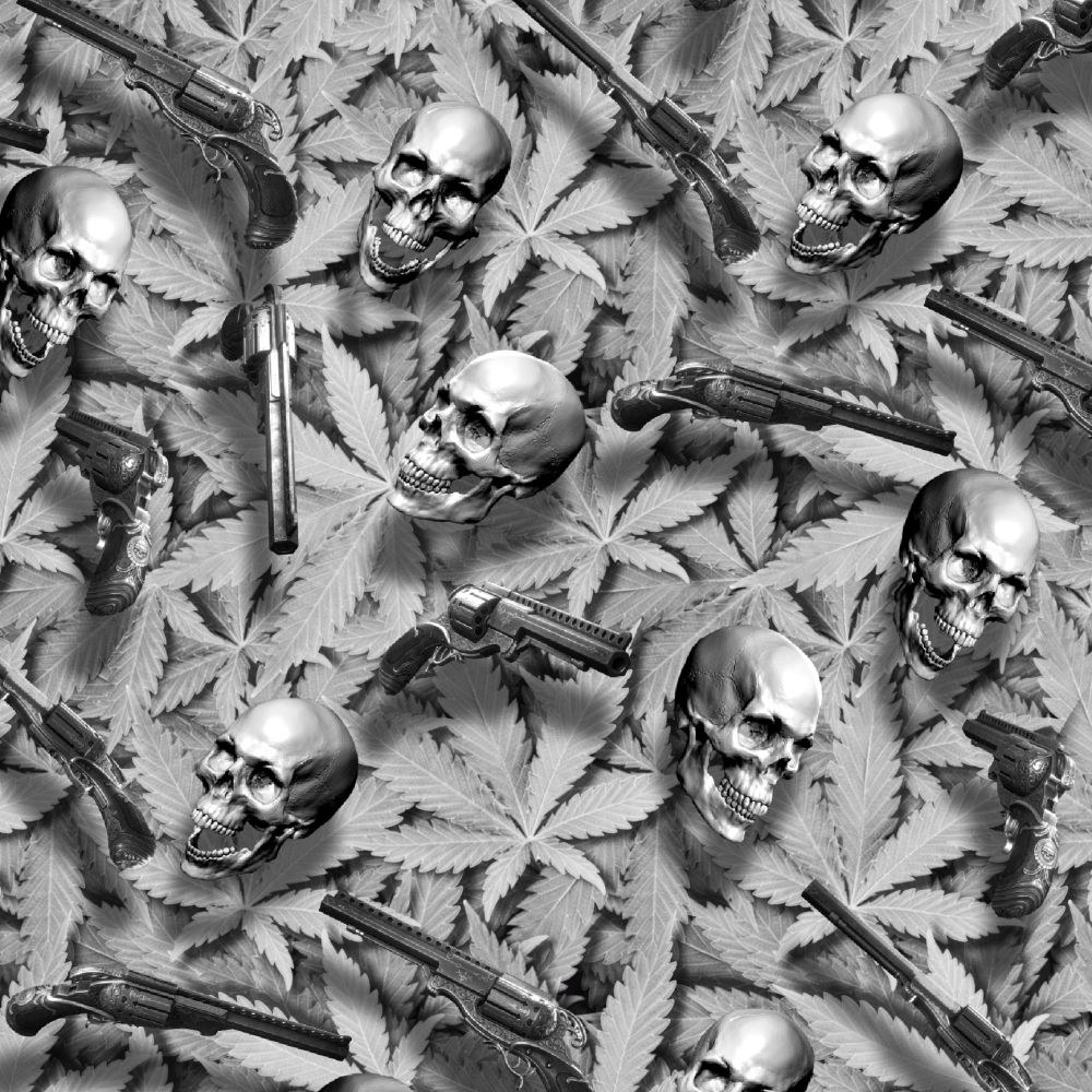 Skulls Pistols and Ganja Skulls Pistols and Ganja
