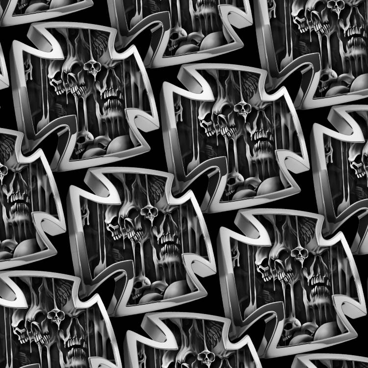 Iron Cross Melting Skulls Iron Cross Melting Skulls