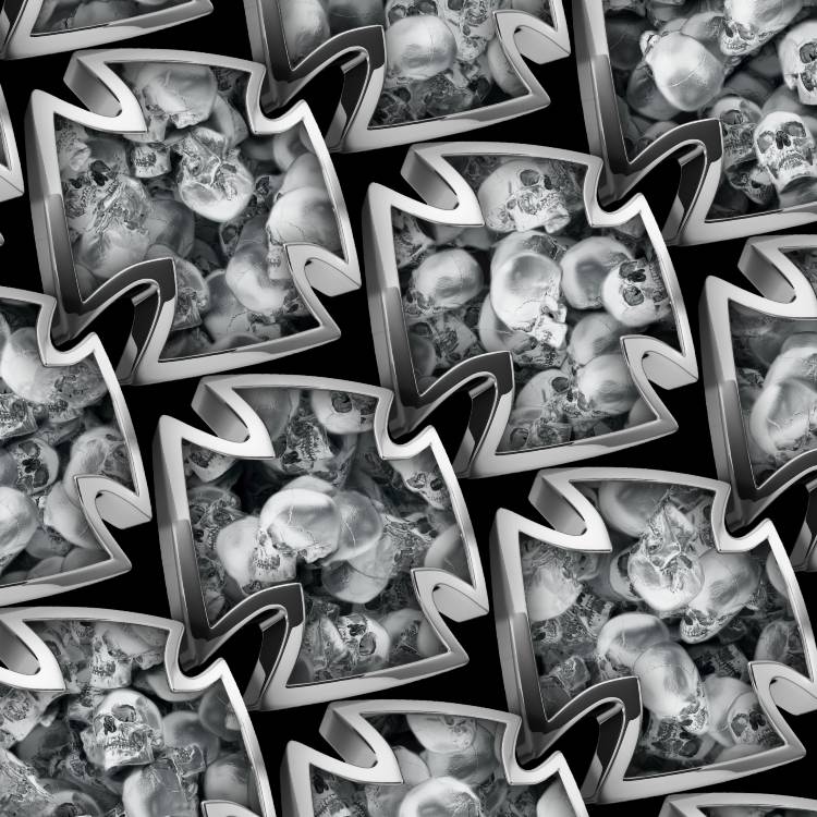 Iron Cross Silver Skulls Iron Cross Silver Skulls