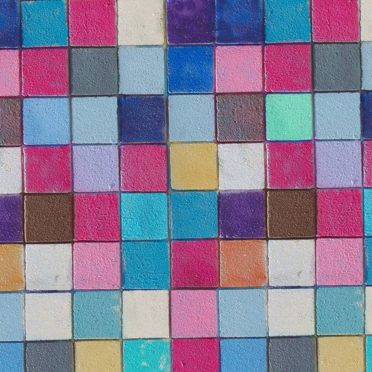 Painted Cement Blocks Painted Cement Blocks