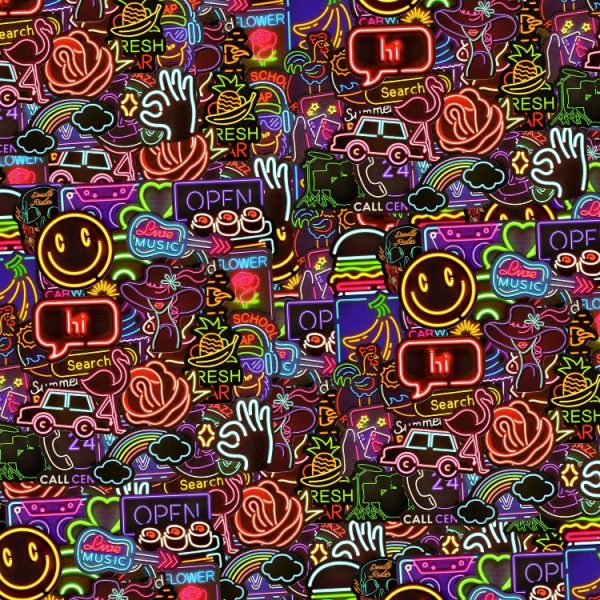 Neon Sticker Bomb – Pattern Crew