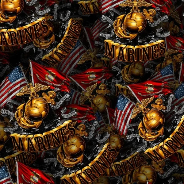 Marines Crossed Flags 22 thumb
