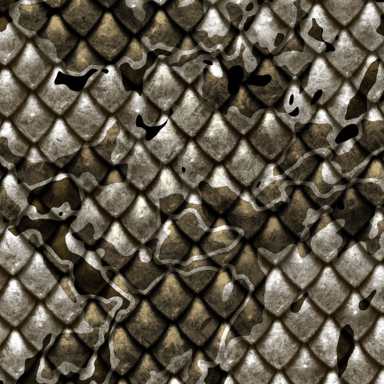 Camouflage Scales 34 Pattern Crew