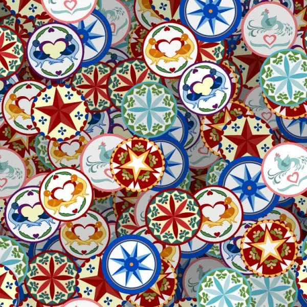 Dutch Barn Hex Symbols 22