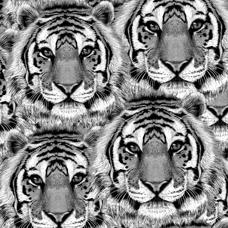 Tiger Face 24 Pattern Crew