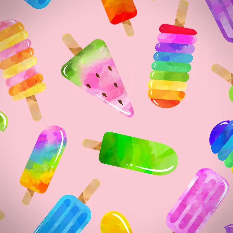 Watercolor Ice Cream Bars 22 Pattern Crew watercolor-ice-cream-bars-22-pattern-crew