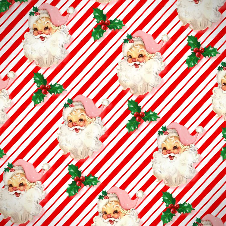 Pink Santa Stripes 22 – Pattern Crew