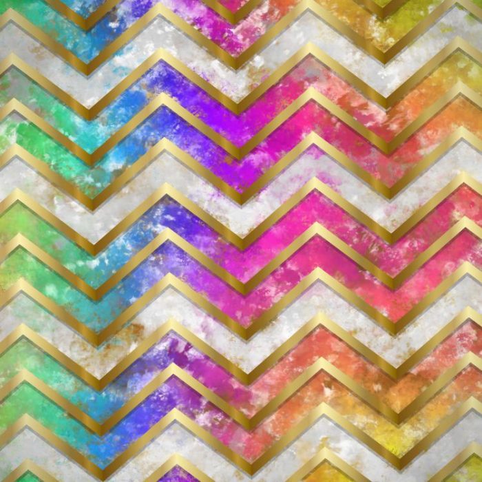 Rainbow ZigZag 21 Pattern Crew