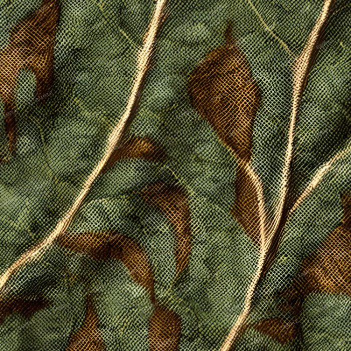 Camouflage Leaf Pattern Crew