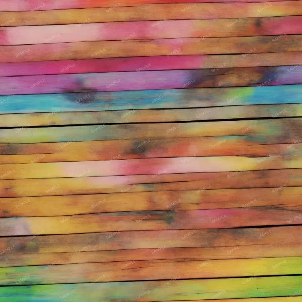 Rainbow Wood Wall 46