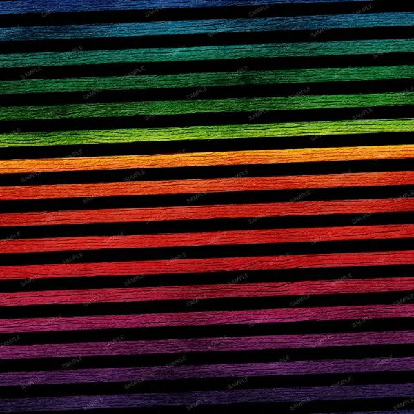 Wooden Rainbow Slats 22