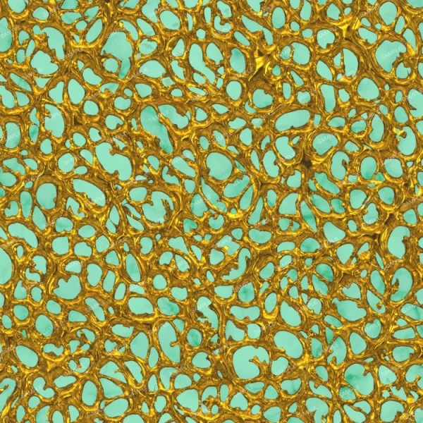 Golden Matrix on Jade