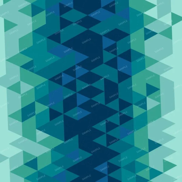 A blue and green geometric pattern with Gradient Triangles 22.