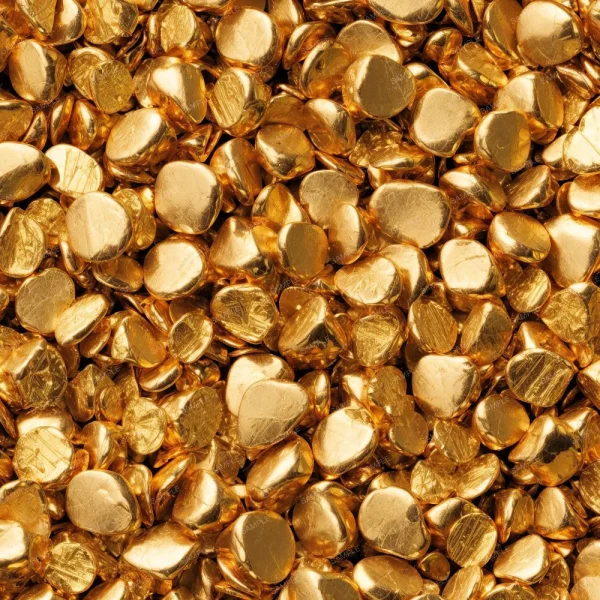 A seamless pattern of A close up of a pile of Gold Crowns.