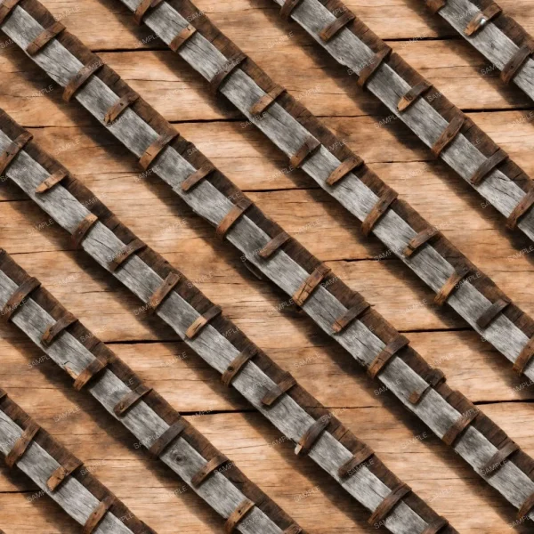A seamless pattern of A wooden background with Stitched Leather 42 (Copy) bars on it.