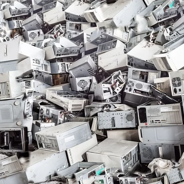 A seamless pattern of A pile of Computer Wiring 42 (Copy) in a warehouse.