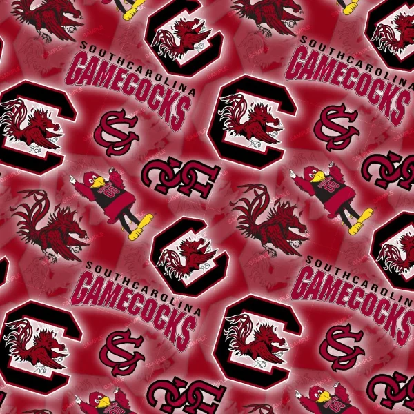A seamless pattern of Cincinnati Bearcats 25 fabric.
