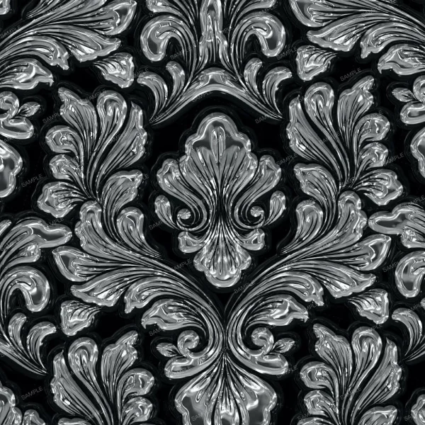 A seamless pattern of A Brushed Black Aluminum 23 (Copy) patterned wallpaper.